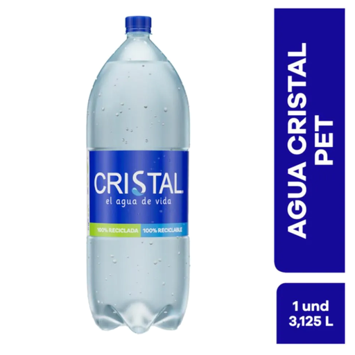 [050052] Agua Cristal Pet 3125Ml
