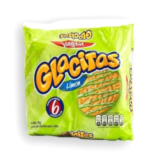 [046181] Galletas Glacitas Limón 6 Paquetes 192Gr