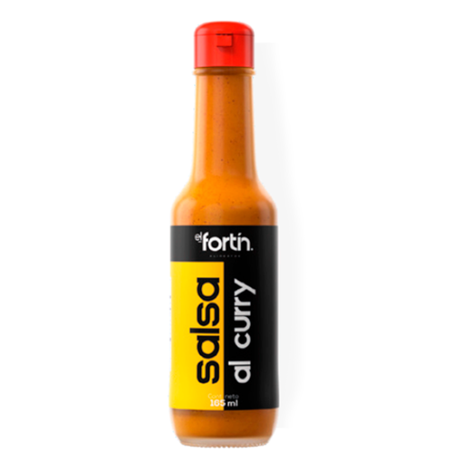 [023101] Salsa Al Curry El Fortín Frasco 165Ml