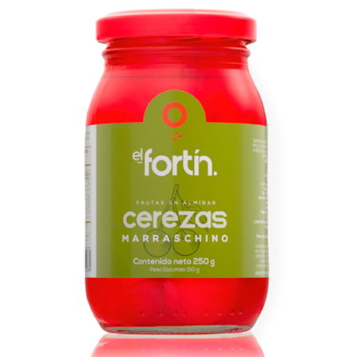 [020266] Cerezas Marraschino El Fortín En Almibar 250Gr