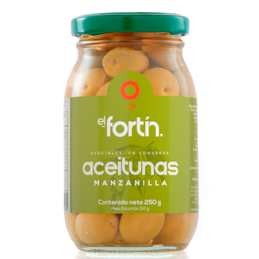 [019767] Aceitunas  Manzanilla El Fortín 250Gr