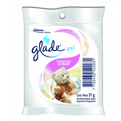[002280] Ambientador Glade Caricias De Bebé Gel 31Gr
