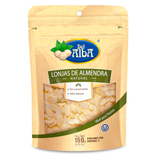 [058350] Lonjas De Almendra Natural Del Alba 150Gr