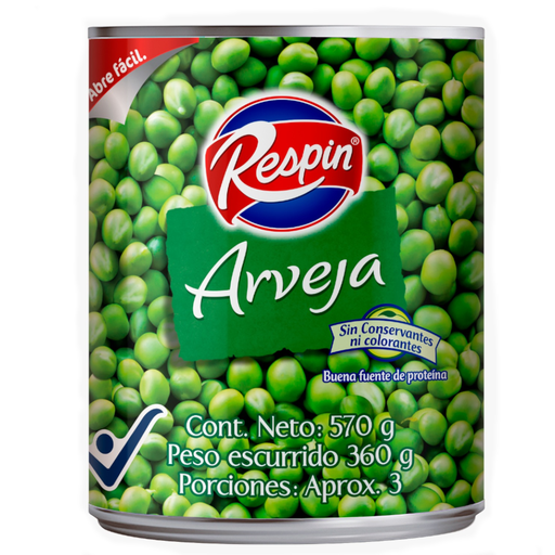 [058369] Arveja  Respin Lata 570Gr