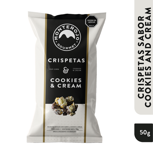 [058389] Crispetas Sabor Cookies & Cream Monterojo 50Gr