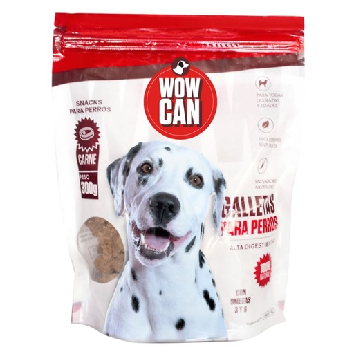 [058399] Galletas Snacks Para Perros Wow Can 300Gr
