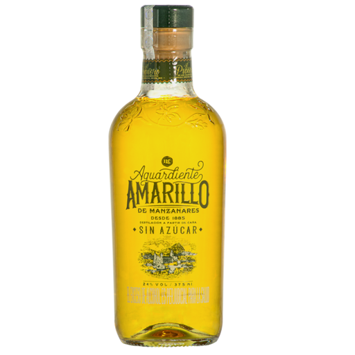 [058404] Aguardiente Amarillo De Manzanares Sin Azúcar 375Ml