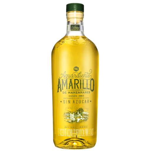 [058406] Aguardiente Amarillo De Manzanares Sin Azúcar 1000Ml