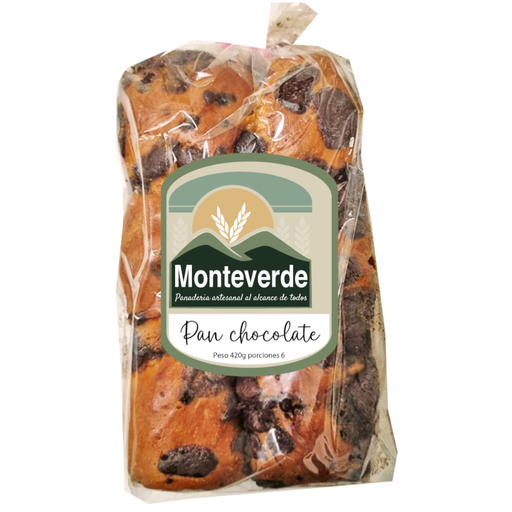 [058410] Pan Chocolate Monteverde 6 Unidades 420Gr