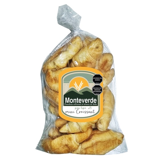 [058414] Mini Croissant Monteverde 15 Unidades 300Gr
