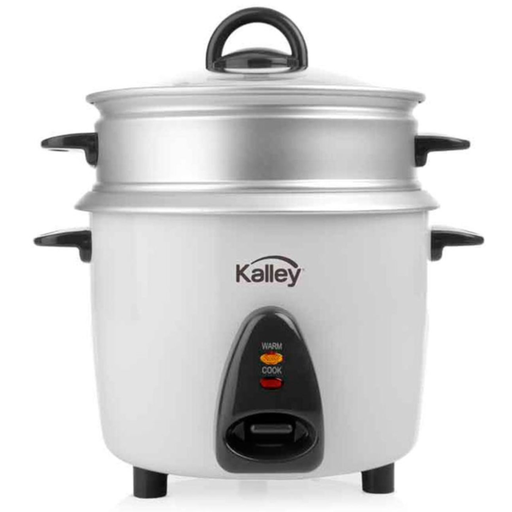 [058420] Olla Arrocera Kalley 7 Tazas Blanco K-RCW14
