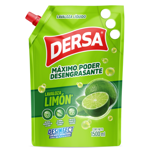 [058426] Lavaloza Liquido Dersa Limón 1500Ml