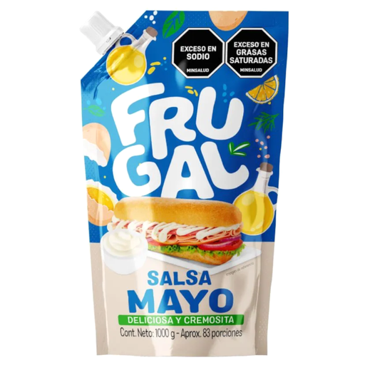 [058432] Salsa Mayo Frugal Doypak 1000Gr