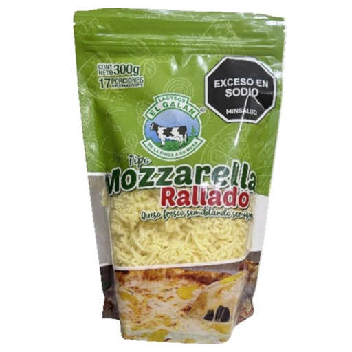 [058439] Queso Mozzarella Rallado El Galán 300Gr