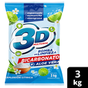 Detergente En Polvo 3D Multiusos Bicarbonato Eucalipto + Aloe Vera 3Kg
