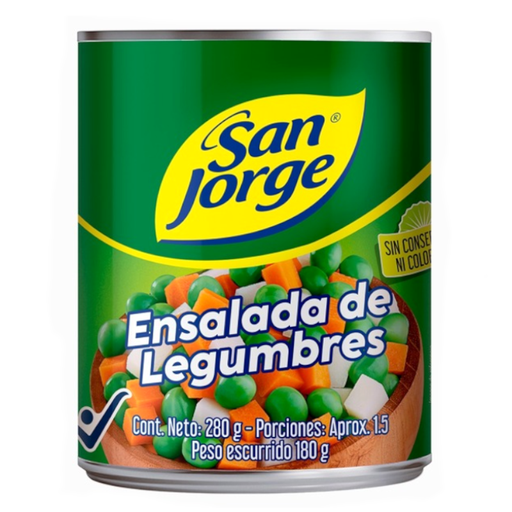 [058490] Ensalada De Legumbres San Jorge Lata 280Gr