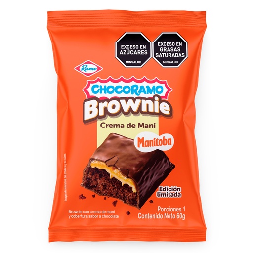 [058492] Brownie Crema De Maní Chocoramo 60Gr