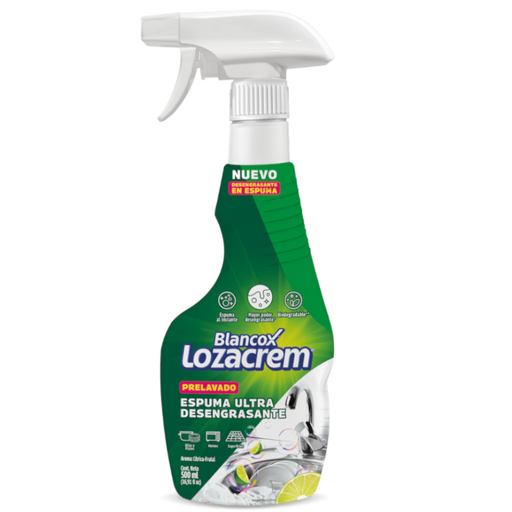 [058495] Blancox Lozacrem Espuma Ultra Desengrasante Pistola 500Ml