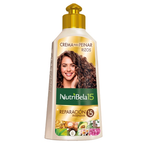 [058506] Crema Para Peinar Rizos Nutribela15  Reparación Intensiva  300Ml