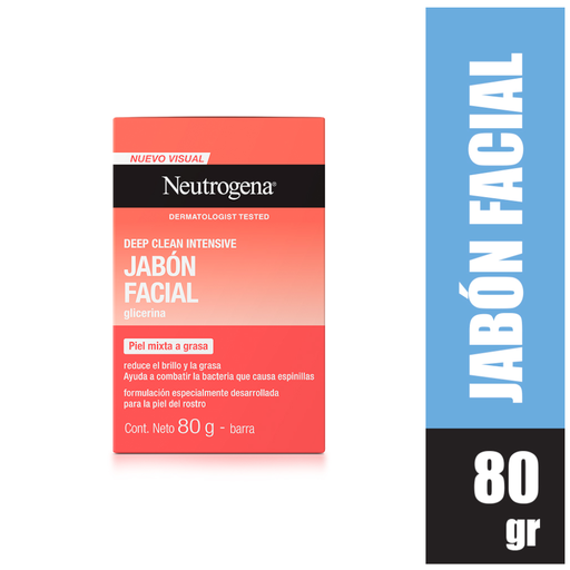 [058514] Jabón Barra Facial Neutrogena 80Gr