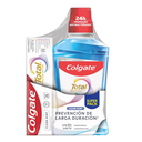 Enjuague Bucal Colgate Clean Mint 500Ml + Crema Dental 75Ml