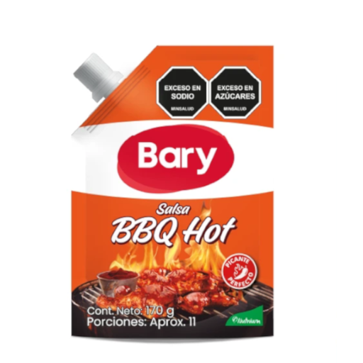 [058589] Salsa Bbq Hot Bary Doypack 170Gr