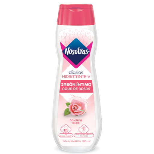[058595] Jabón Intimo Nosotras Agua  De Rosas 310Ml