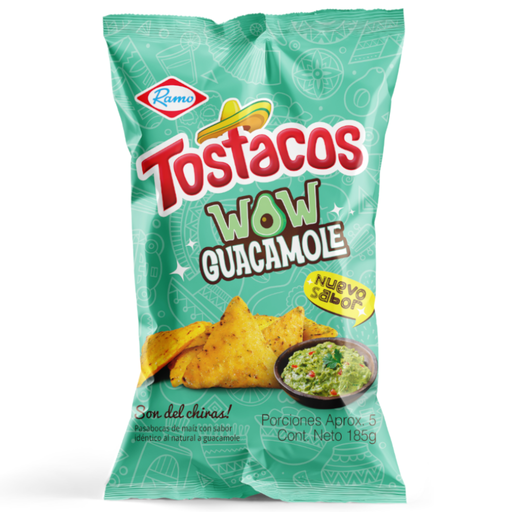 [058602] Tostacos Wow  Guacamole Ramo 185Gr