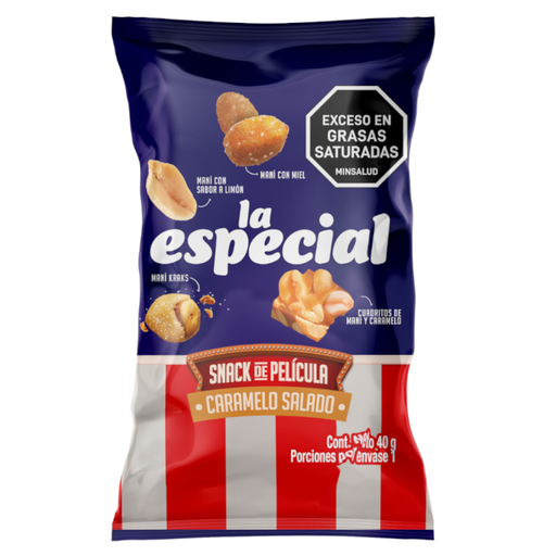 [058617] Maní La Especial Caramelo  Salado Doypack  40Gr