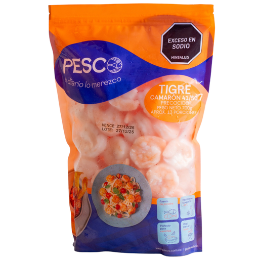 [058691] Camarón Tigre Pesco 700Gr