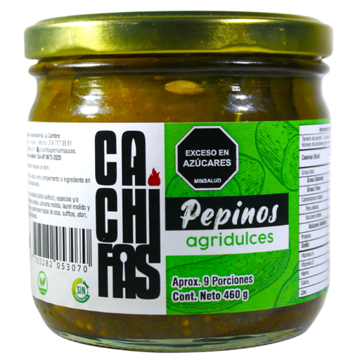 [058670] Pepinos Agridulces Cachifas 460Gr