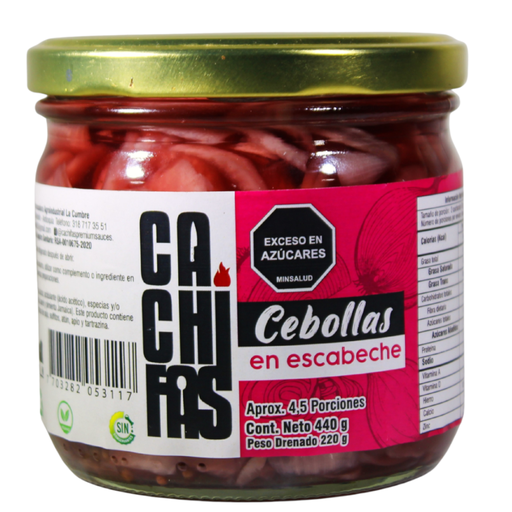[058671] Cebollas En Escabeche Cachifas 440Gr