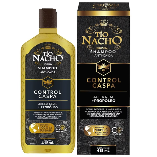 [058637] Shampoo Tio Nacho Control Caspa Jalea Real + Propóleo 415Ml
