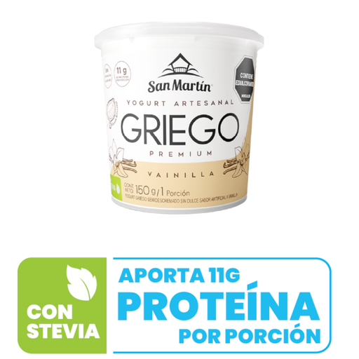 [058654] Yogurt Griego Vainilla  San Martín 150Gr