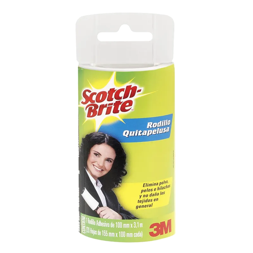 [058706] Repuesto Adhesivo Scotch Brite Quita Polvo Y Pelusas 30 Hojas
