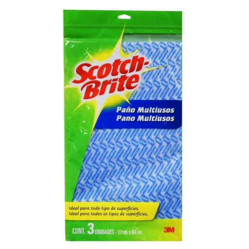 [058707] Paño Multiusos Scotch Brite 3 Unidades