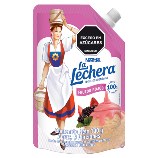 [058680] Leche Condensada La Lechera Frutos Rojos 190Gr