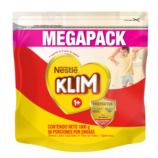 [058681] Leche En Polvo Klim 1+ Megapack 1800Gr