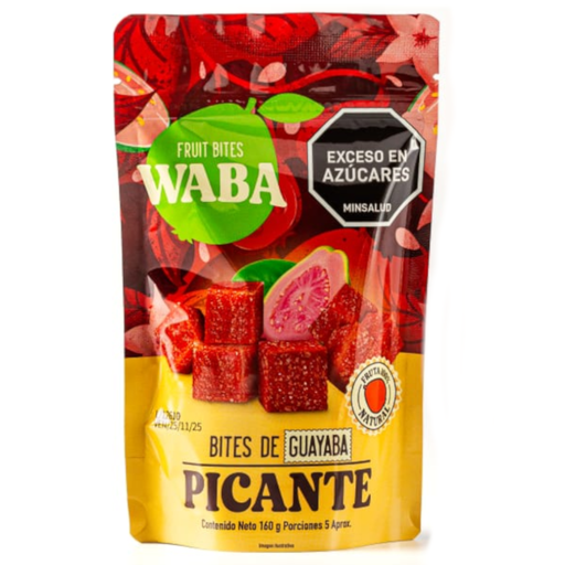 [058728] Trocitos De Guayaba Picante Waba 160Gr