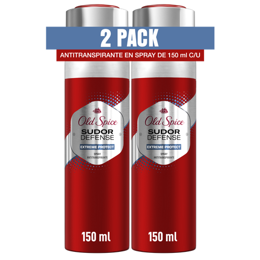 [058745] Desodorante Old Spice Sudor Defense Extreme Protect 150Ml 2 Unidades