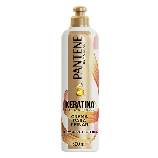 [058750] Crema Para Peinar Pantene Keratina Repara Y Protege 300Ml