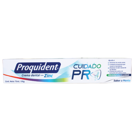 [058758] Crema Dental  Proquident Cuidado Pro Con Zinc 75Ml