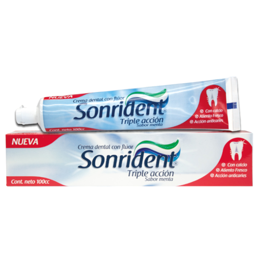[058759] Crema Dental  Sonrident  Triple Acción 100Ml