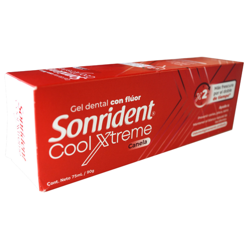 [058762] Gel Dental  Con Flúor Sonrident Cool Xtreme Canela  75Ml