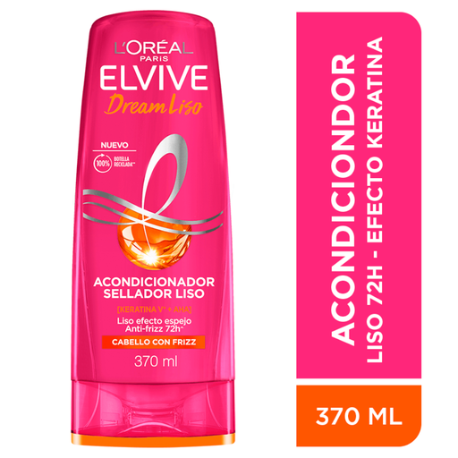 [058786] Acondicionador Elvive Sellador Liso Efecto Keratina 370Ml