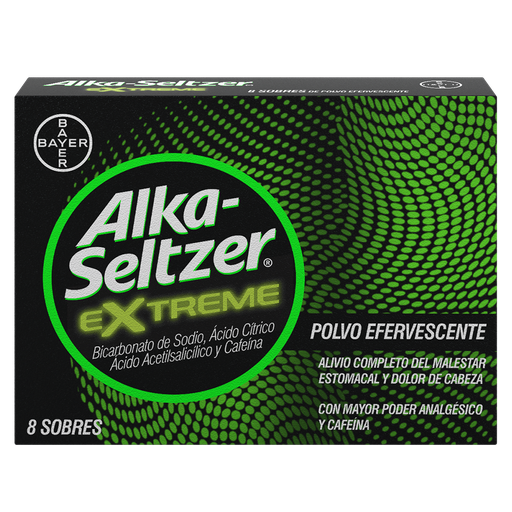 [018747] Alka-Seltzer Extreme 8 Sobres Efervescentes