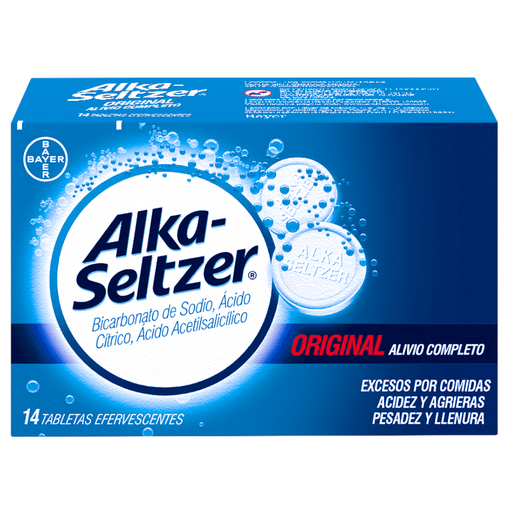 [049988] Alka-Seltzer Original 14 Tabletas Efervescentes