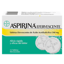Aspirina Efervescente 12 Tabletas