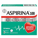 Aspirina 100 Ácido Acetilsalicílico 100Mg 28 Tabletas