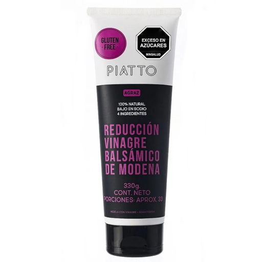 [058851] Reducción Vinagre Balsámico De Modena Clásico Piatto Agraz  330Gr